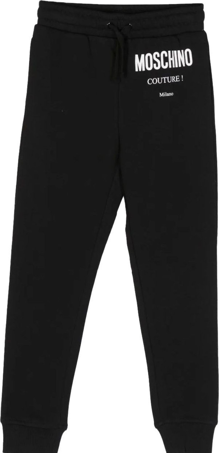 Kids Moschino Broeken | Moschino Pantalone Lungo Black Zwart