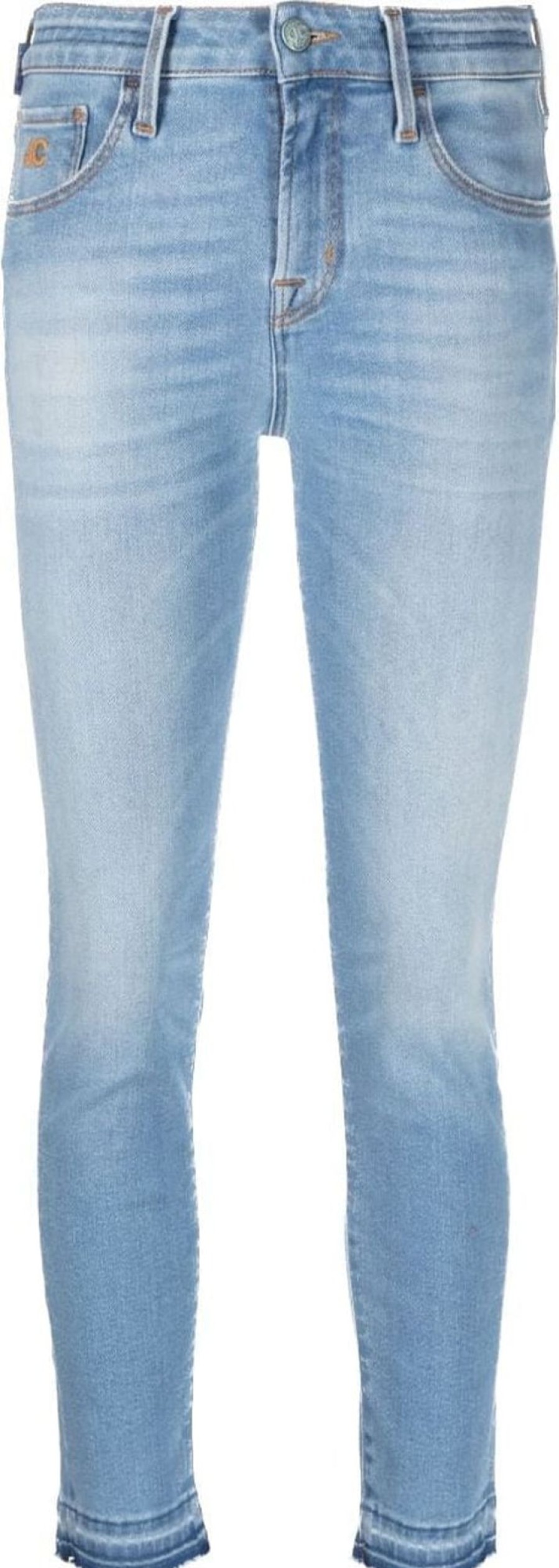 Dames Jacob Cohen | Jacob Cohen Mid-Rise Skinny Jeans Blauw