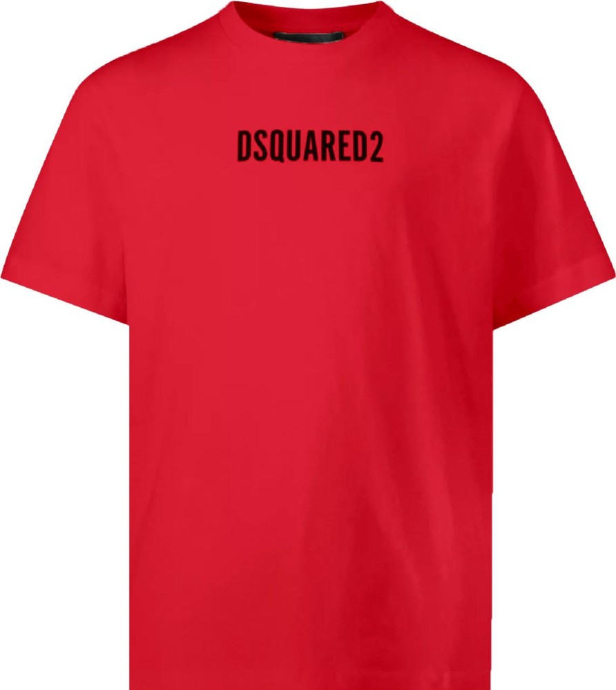 Kids Dsquared2 Tops | Dsquared2 Dsquared2 Kinder Meisjes T-Shirt Rood Rood