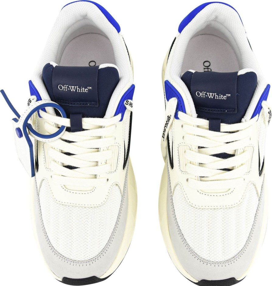 Heren OFF-WHITE | Off-White Kickof White Navy Blu Wit