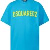 Kids Dsquared2 T-Shirts | Dsquared2 Slouch Fit T-Shirt Blauw