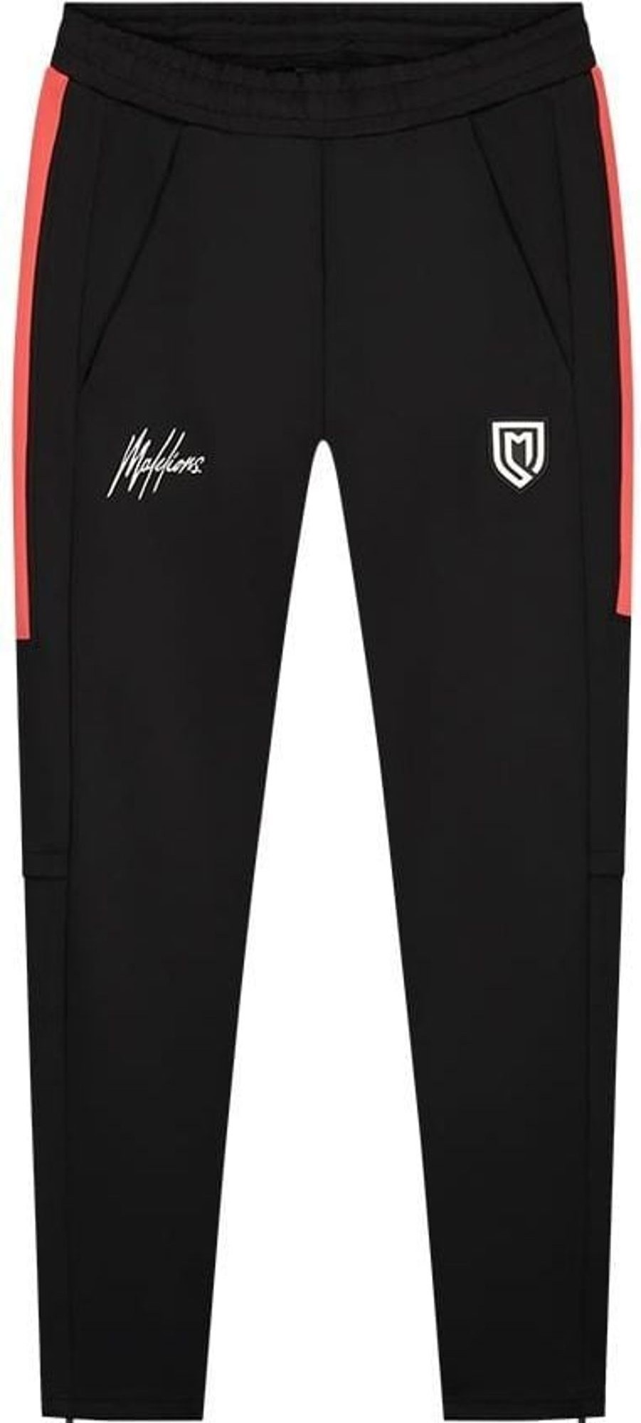 Heren Malelions | Malelions Sport Fielder Trackpants - Black/Re Zwart