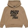 Kids Dsquared2 Truien | Dsquared2 Relax Felpa Hoodie Beige