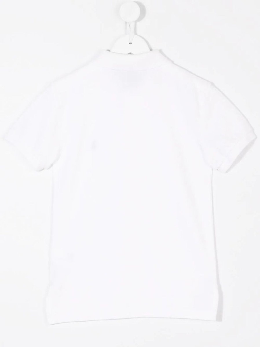 Kids Ralph Lauren T-Shirts | Ralph Lauren Fit Top Knit White Wit