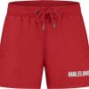 Kids Malelions Badkleding | Malelions Junior Swimshort Nium - Red/White Rood