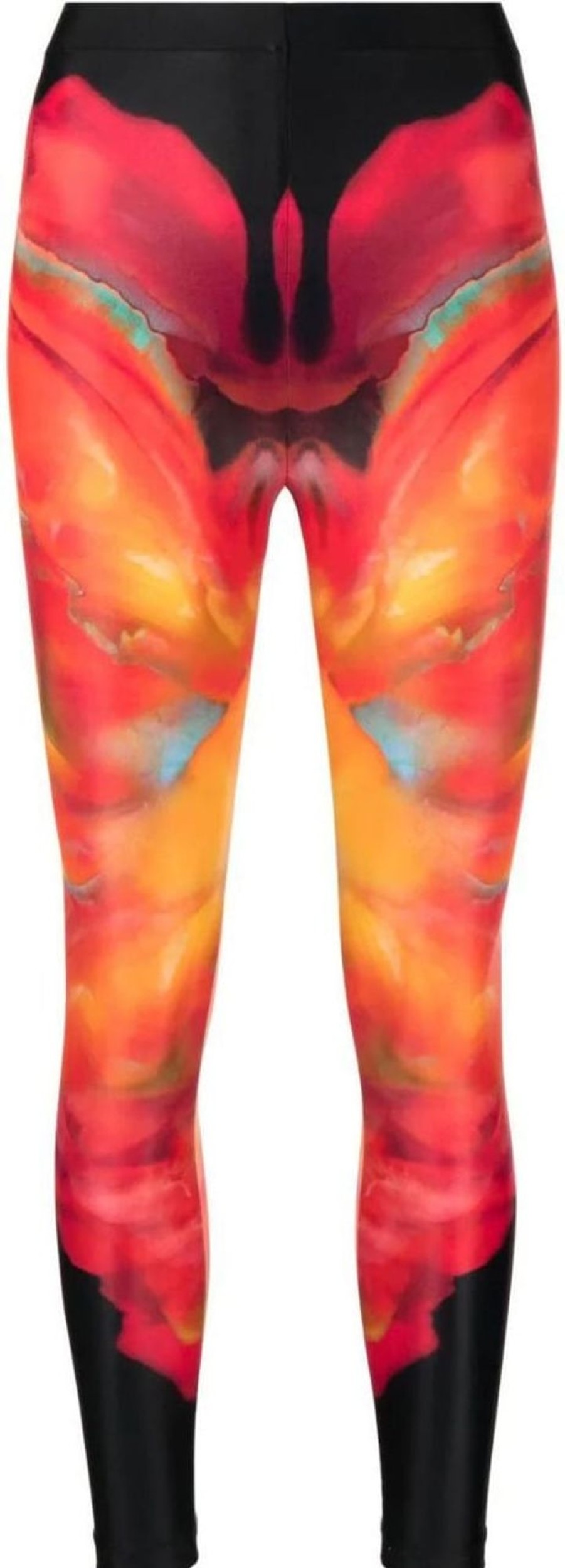 Dames Alexander McQueen | Alexander Mcqueen Abstract-Print Leggings Divers