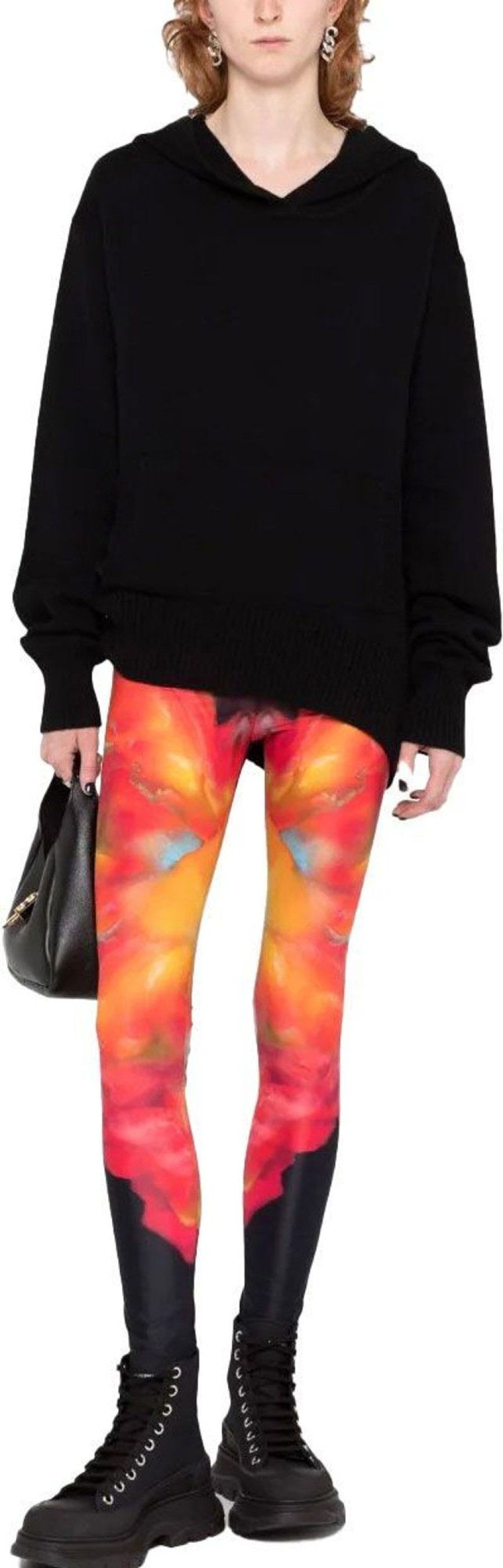 Dames Alexander McQueen | Alexander Mcqueen Abstract-Print Leggings Divers