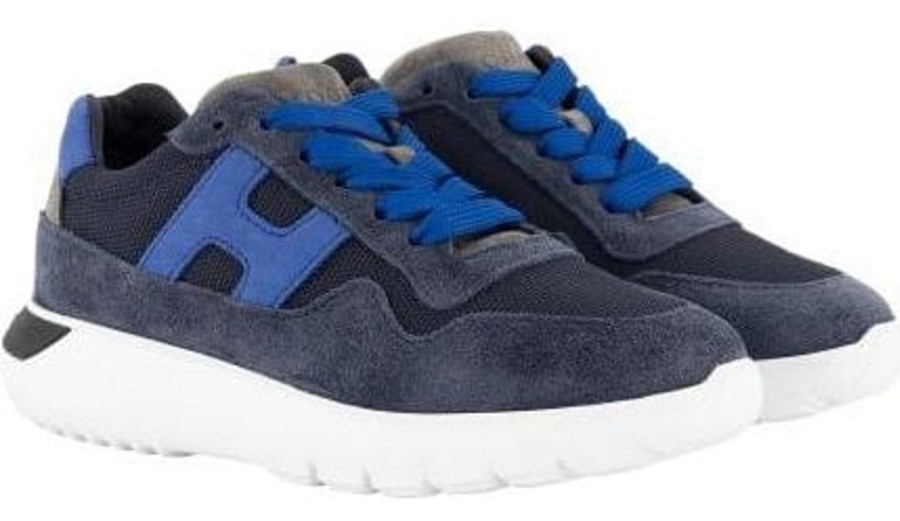 Kids HOGAN Schoenen | Hogan Sneaker Interactive³ Blauw