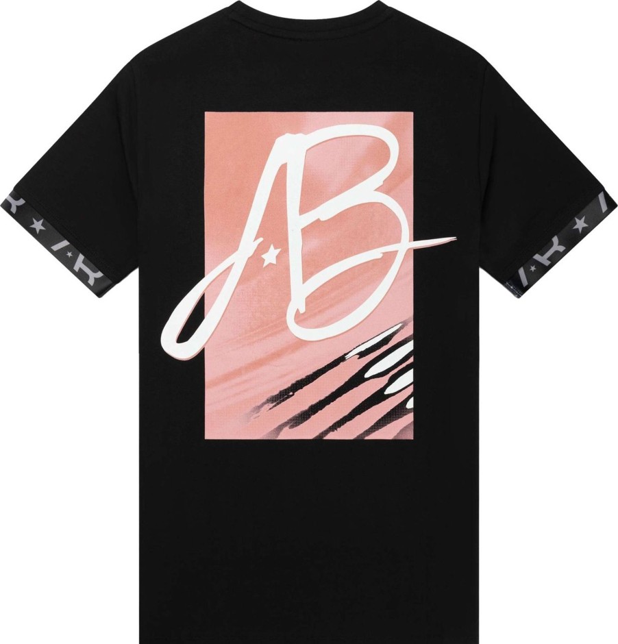 Heren AB Lifestyle | Ab Lifestyle San Fransisco Tee Zwart