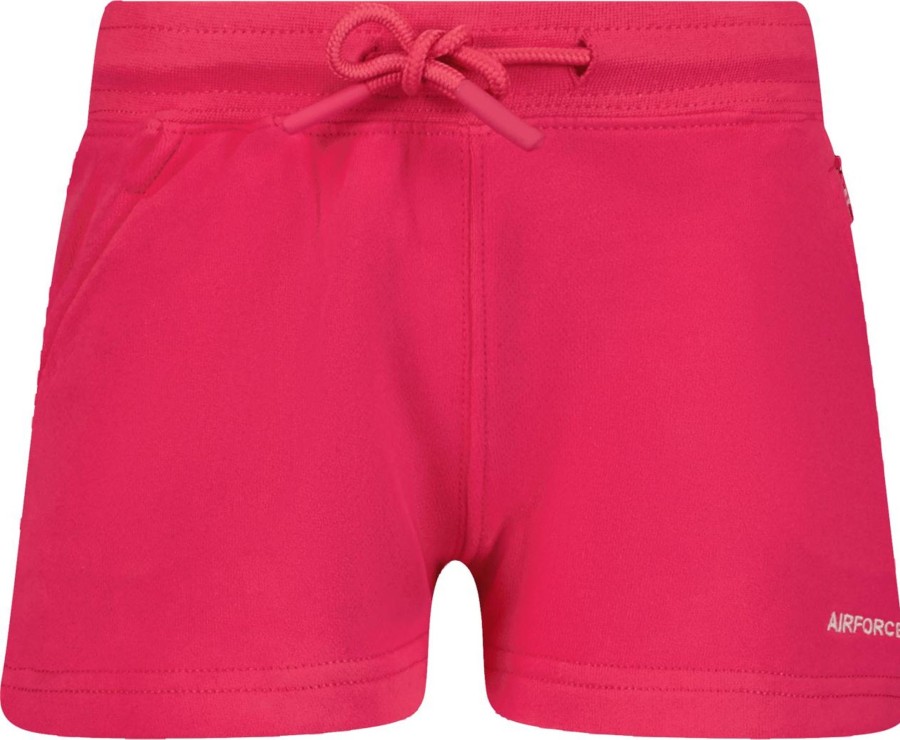 Kids Airforce Shorts | Airforce Airforce Kinder Meisjes Shorts Fuchsia Roze