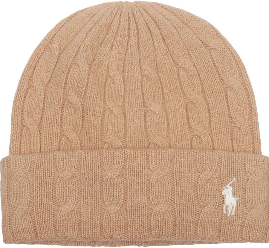 Dames Ralph Lauren | Ralph Lauren Cuff Cold Weather Hat Brown Bruin