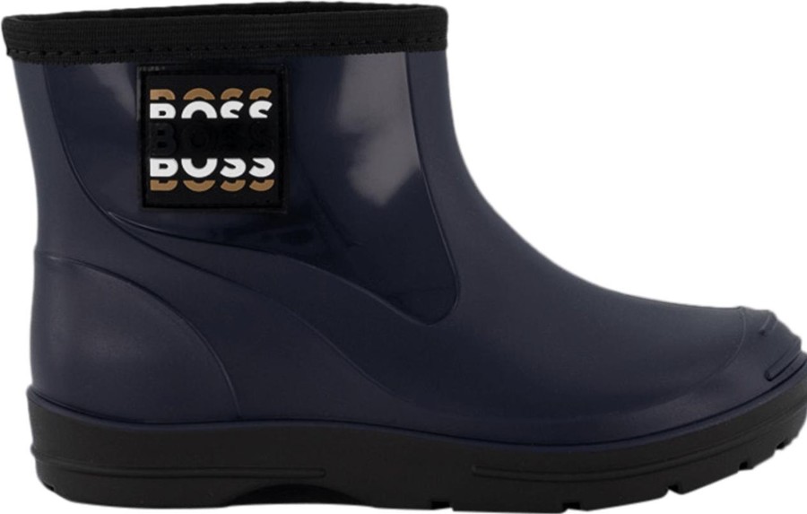 Kids Hugo Boss Laarzen | Hugo Boss Boss Kinder Jongens Laarzen Navy Blauw