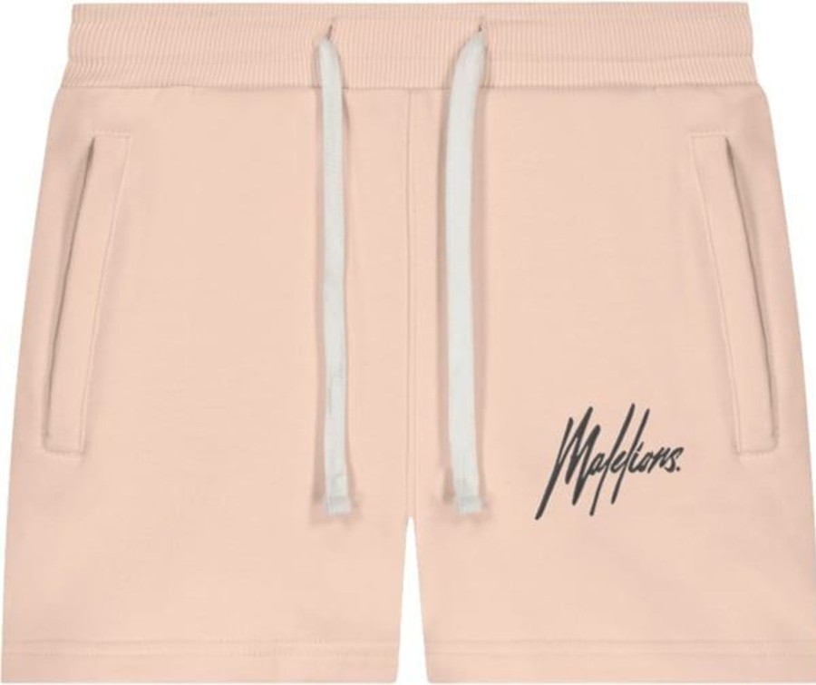 Kids Malelions Shorts | Malelions Jin Short - Pink/Black Roze