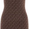 Dames Michael Kors | Michael Kors Knitted Dress Bruin