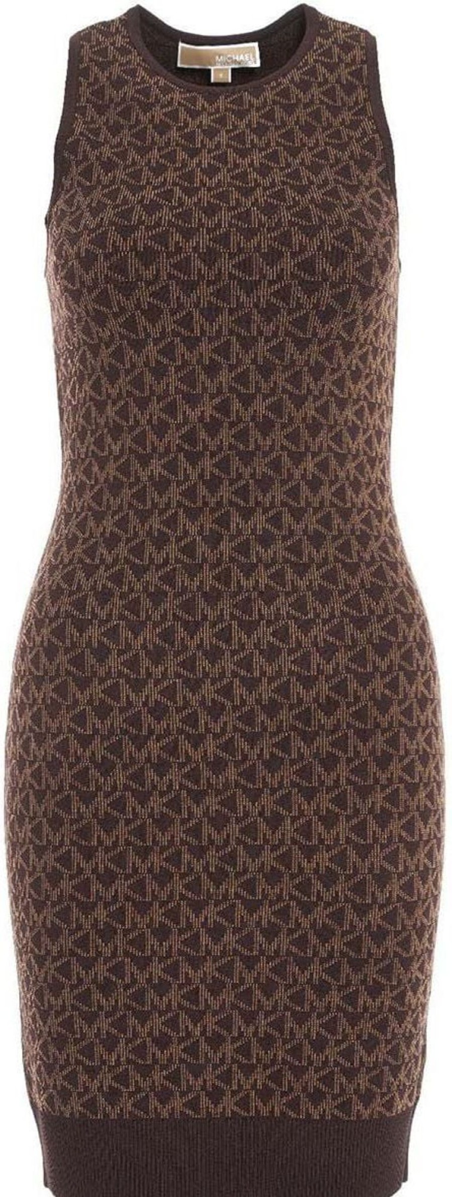 Dames Michael Kors | Michael Kors Knitted Dress Bruin