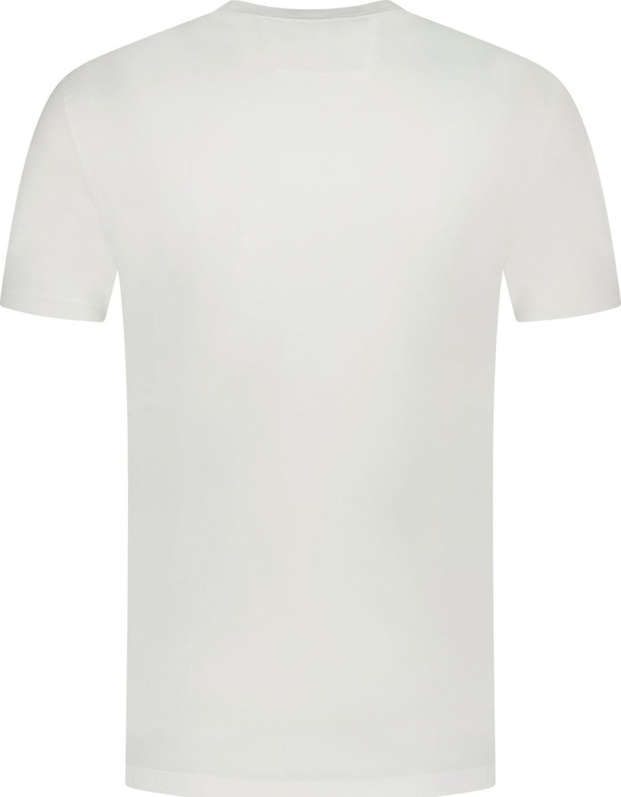 Heren CP Company | Cp Company C.P. Company T-Shirt Wit Wit