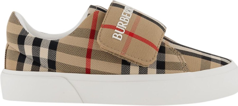 Kids Burberry Sneakers | Burberry Burberry Kinder Unisex Sneakers Beige Beige