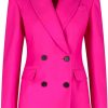 Dames Alexander McQueen | Alexander Mcqueen Alexander Mcqueen Wool Blazer Roze