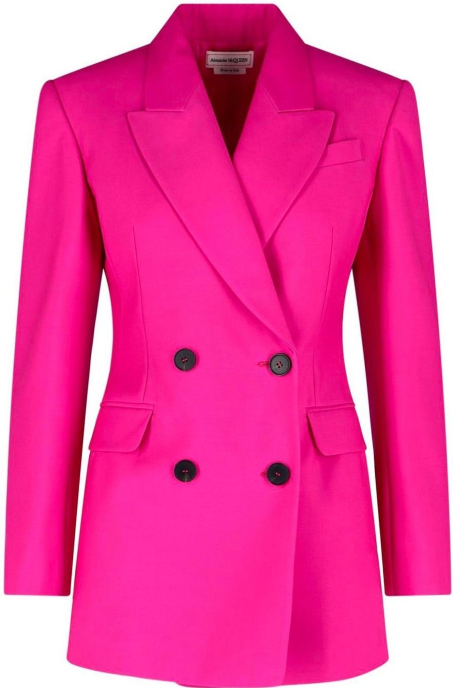 Dames Alexander McQueen | Alexander Mcqueen Alexander Mcqueen Wool Blazer Roze