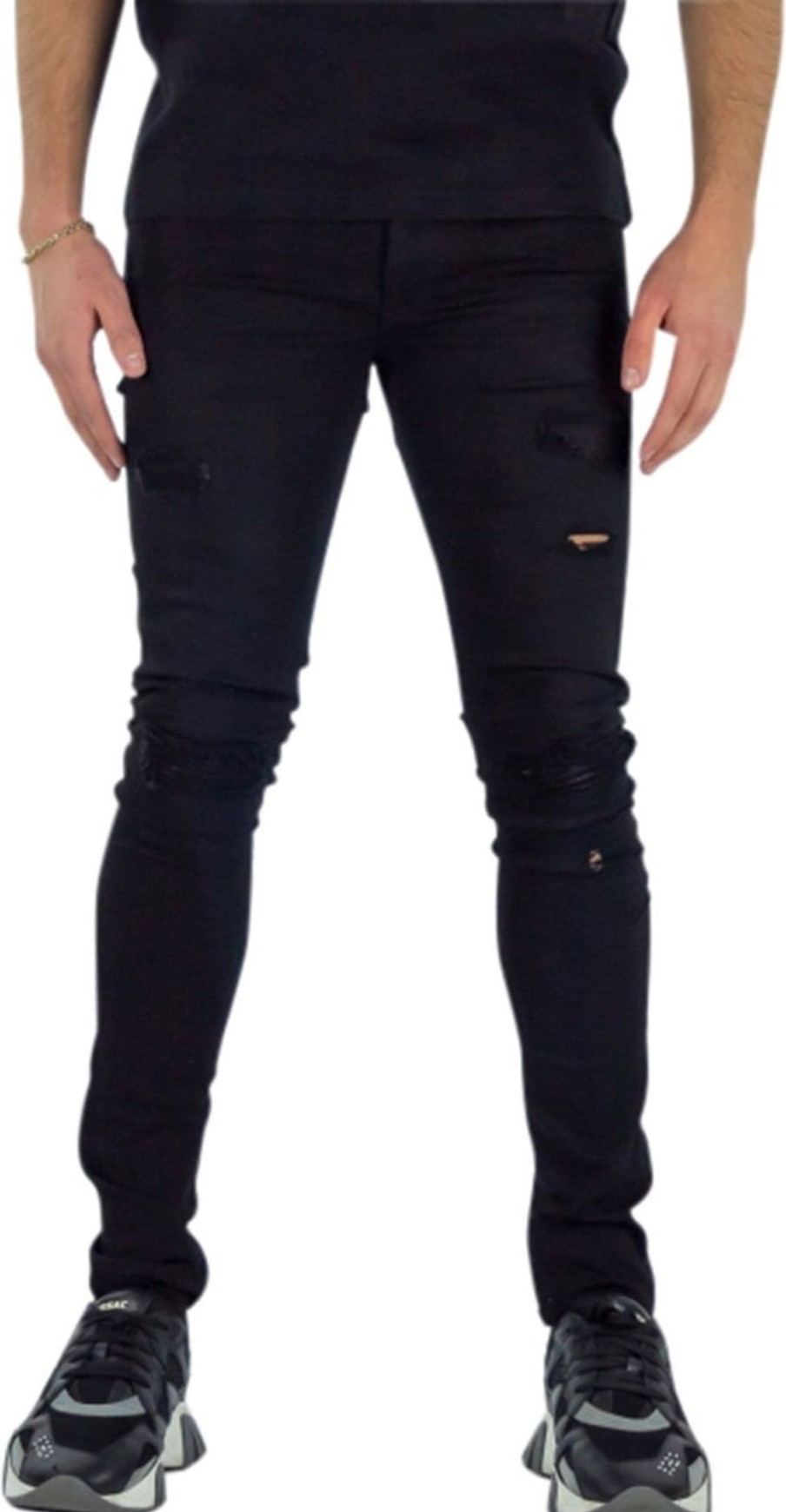 Heren Richesse | Richesse Napoleon Dark Jeans Zwart