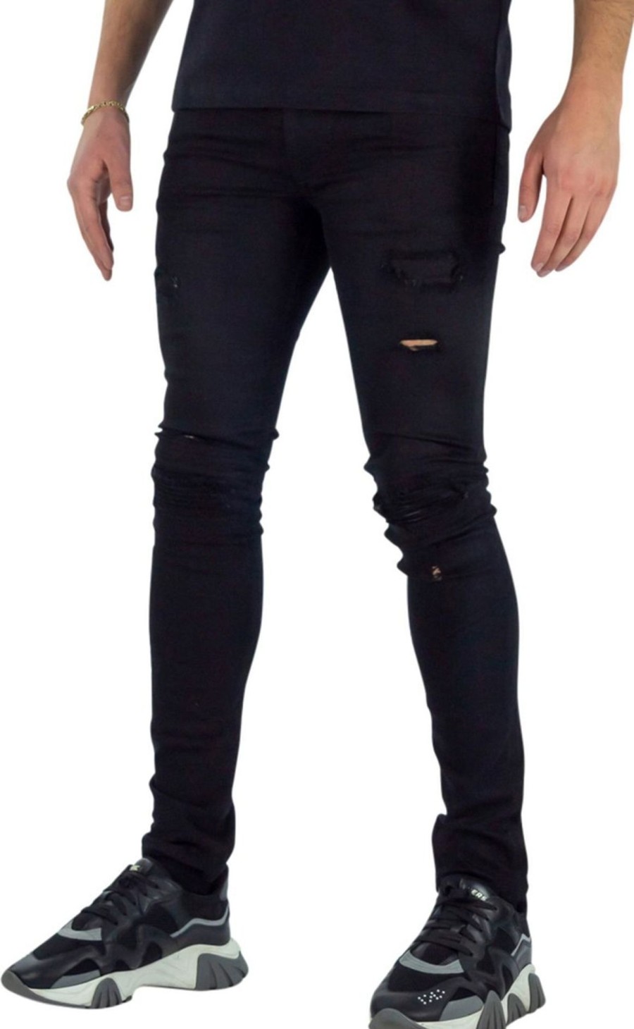 Heren Richesse | Richesse Napoleon Dark Jeans Zwart