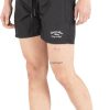 Heren Quotrell | Quotrell Atelier Milano Swimshorts | Black/White Zwart