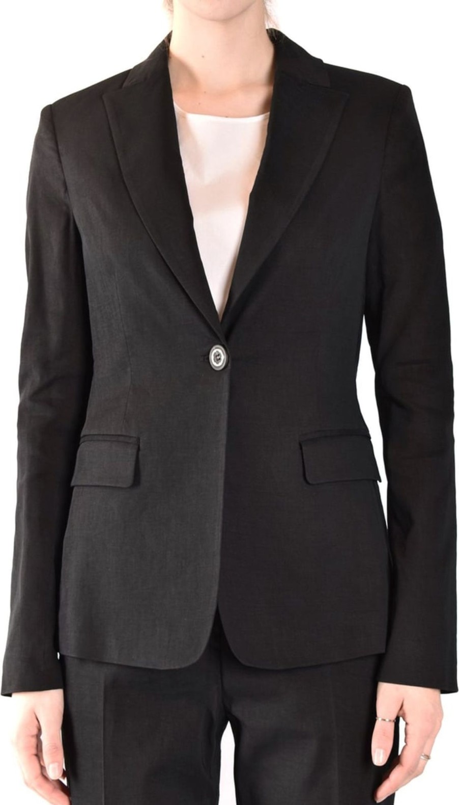 Dames Pinko | Pinko Blazers Black Zwart