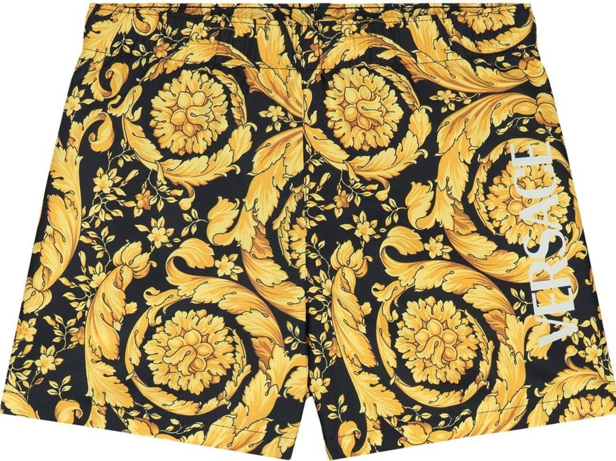 Kids Versace Badkleding | Versace Swimwear Geel