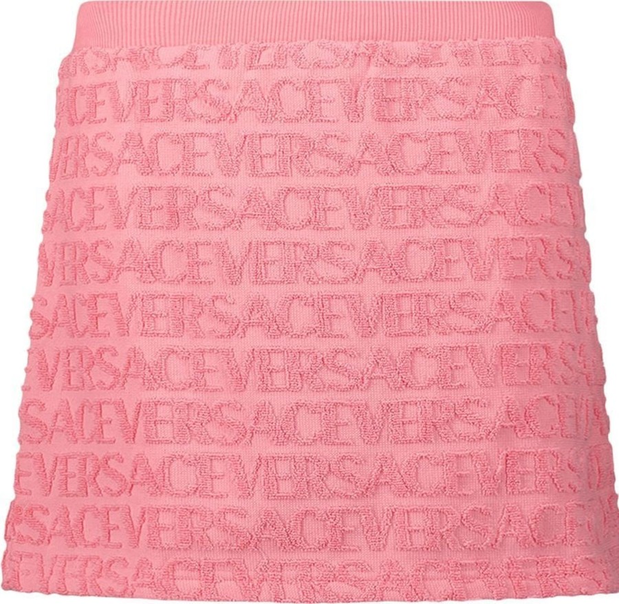 Kids Versace Rokken | Versace Logo Skirt Roze