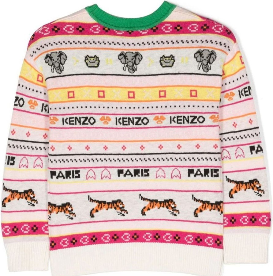 Kids Kenzo Truien | Kenzo Pull Taupe Taupe