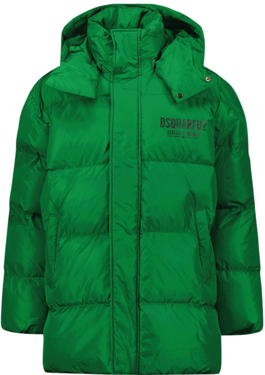 Kids Dsquared2 Jassen | Dsquared2 Dsquared2 Dq1089 Kinderjas Groen Groen