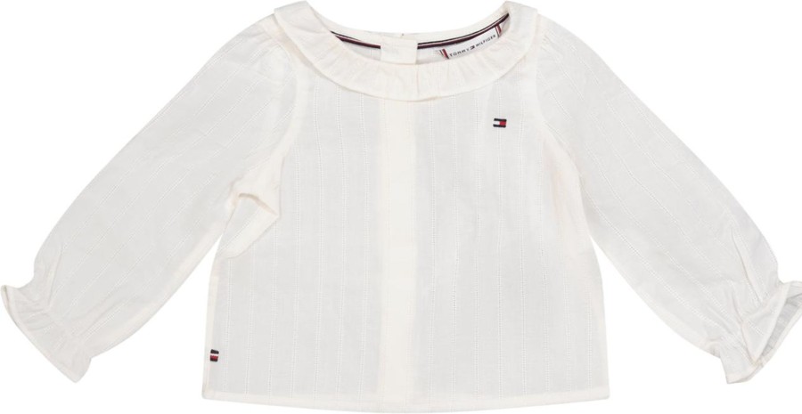 Kids Tommy Hilfiger Shirts | Tommy Hilfiger Tommy Hilfiger Baby Meisjes T-Shirt Wit Wit