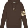 Dames Malelions | Malelions Captain Hoodie - Brown/Taupe Bruin