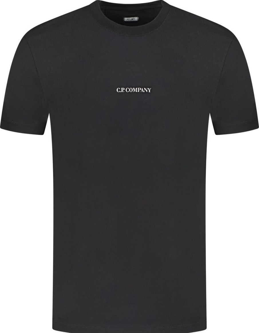 Heren CP Company | Cp Company C.P. Company T-Shirt Zwart Zwart