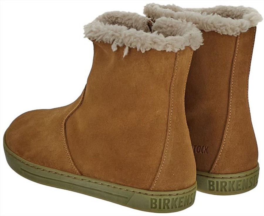 Kids Birkenstock Schoenen | Birkenstock Lille Ankle Boots Bruin