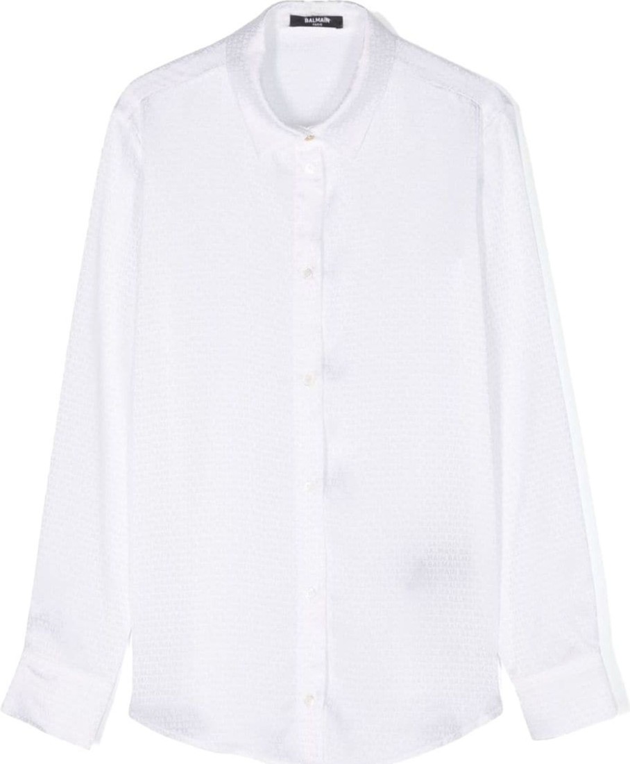 Kids Balmain Blouses | Balmain Shirt White Wit