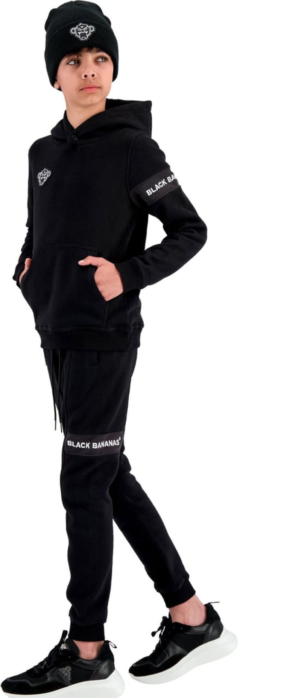 Kids Black Bananas Sets | Black Bananas Black Bananas Junior Commander Sweatsuit Zwart