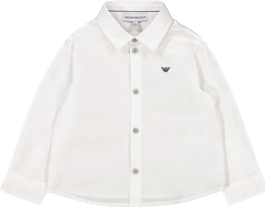 Kids Emporio Armani Blouses | Emporio Armani Armani Baby Jongens Blouse Wit Wit