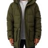 Heren Black Bananas | Black Bananas Commander Parka Jacket Groen