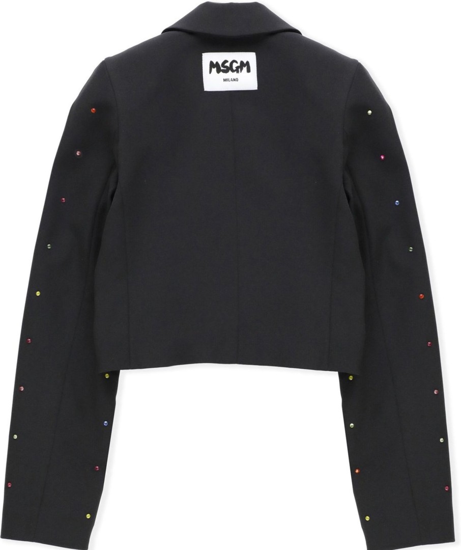 Kids MSGM Jassen | Msgm Jackets Black Zwart