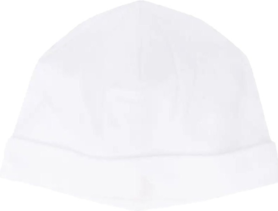 Kids Ralph Lauren Mutsen & Petten | Ralph Lauren Beanie White Wit