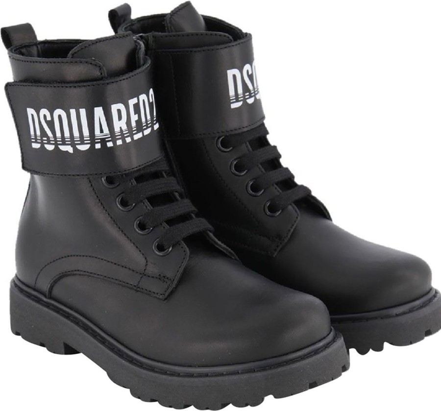 Kids Dsquared2 Schoenen | Dsquared2 Meisjes Laars Zwart