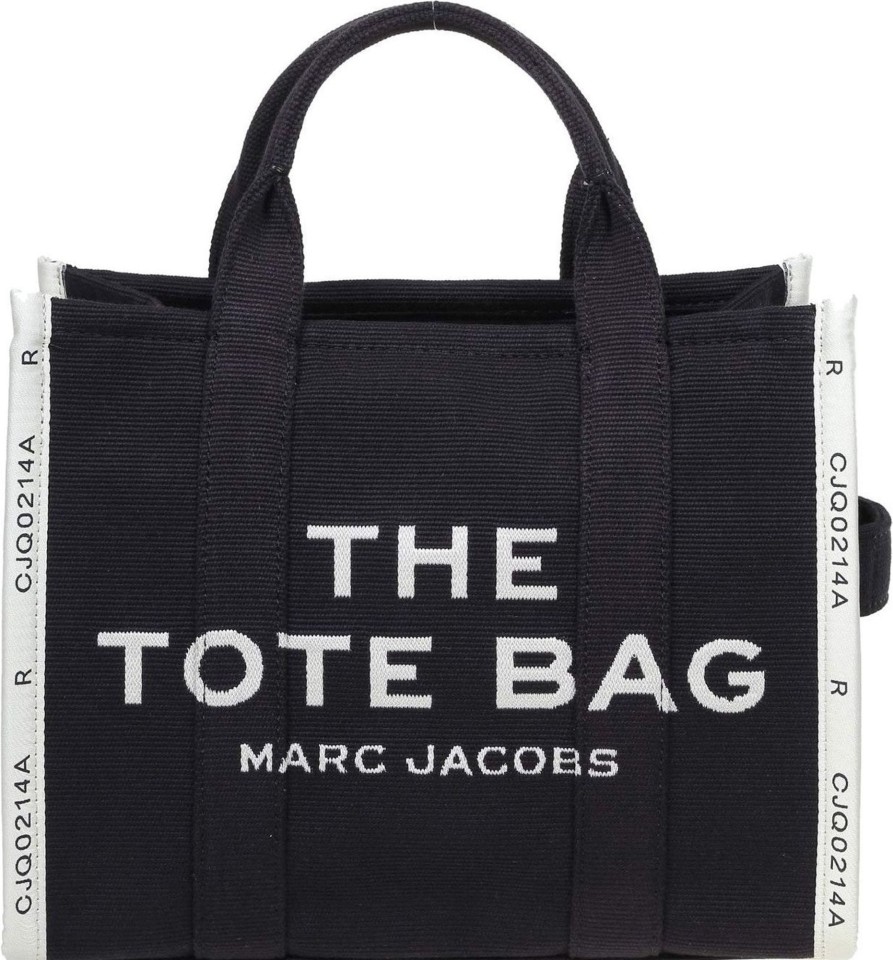 Dames Marc Jacobs | Marc Jacobs Marc Jacobs The Medium Tote In Black Jacquard Zwart