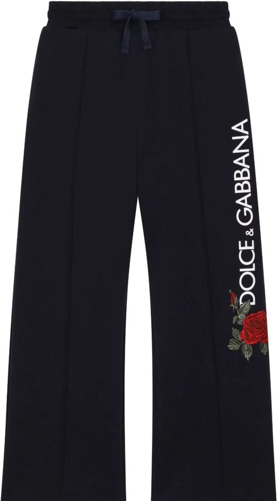 Kids Dolce & Gabbana Broeken | Dolce & Gabbana Pantalone Black Zwart