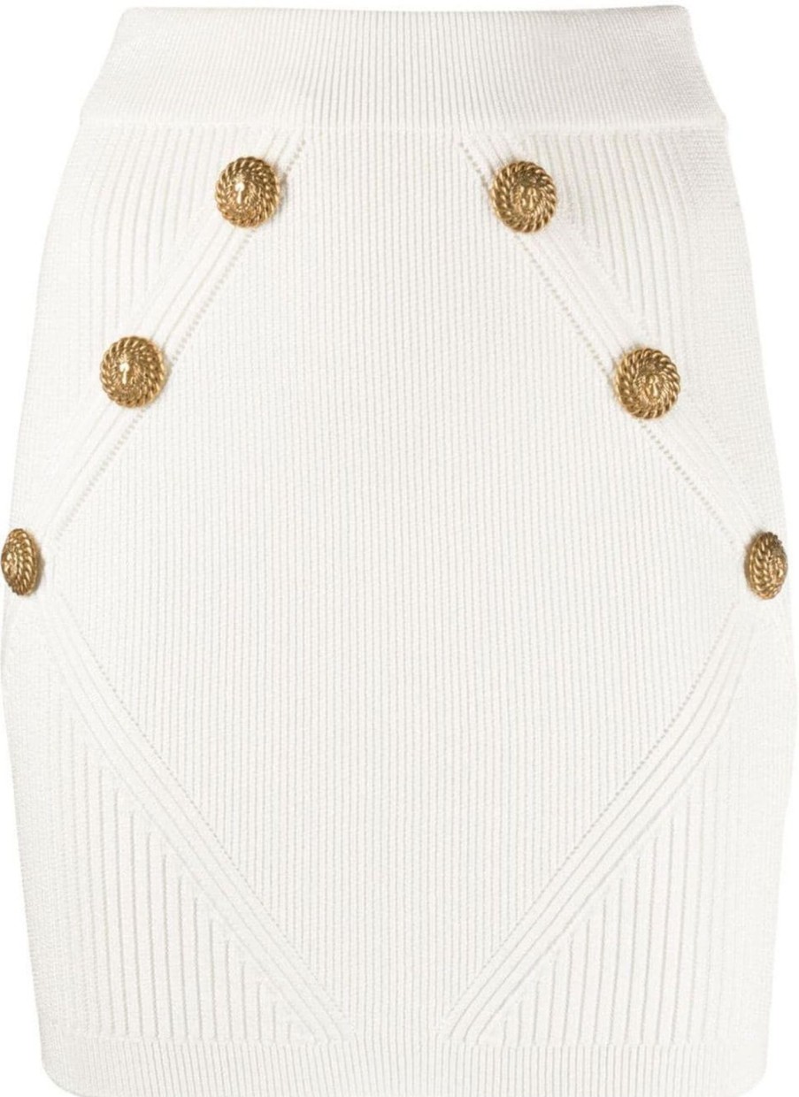 Dames Balmain | Balmain Skirts White Wit