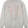 Dames ALIX | Alix Oversized Logo Sweater Grijs