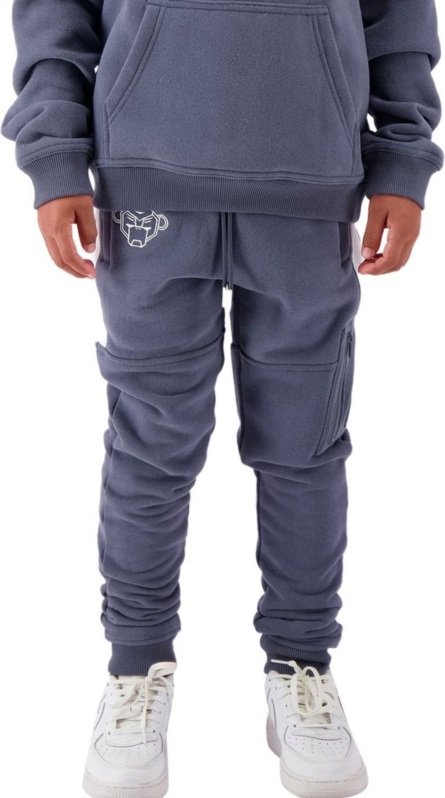 Kids Black Bananas Broeken | Black Bananas Jr Stripe Sweatpants Grijs