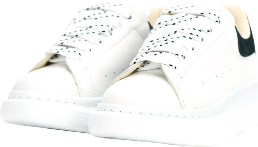 Kids Alexander McQueen Sneakers | Alexander Mcqueen Molly Sneaker Wit-Groen Wit