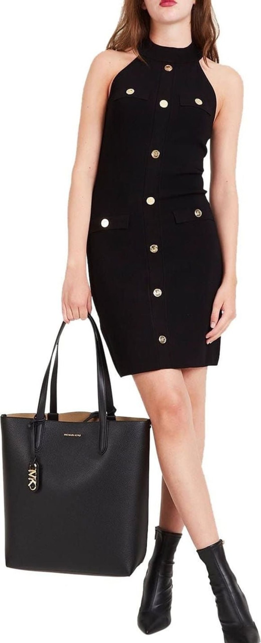 Dames Michael Kors | Michael Kors Dress Zwart