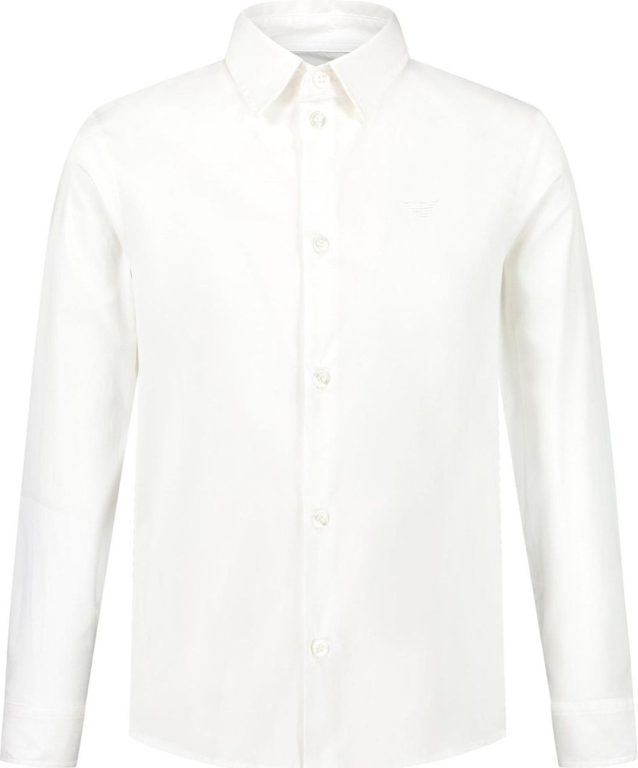 Kids Emporio Armani Overhemden | Emporio Armani Shirt Wit